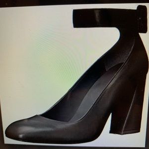 Stuart Weitzman Clarisa Ankle Strap Block Heel